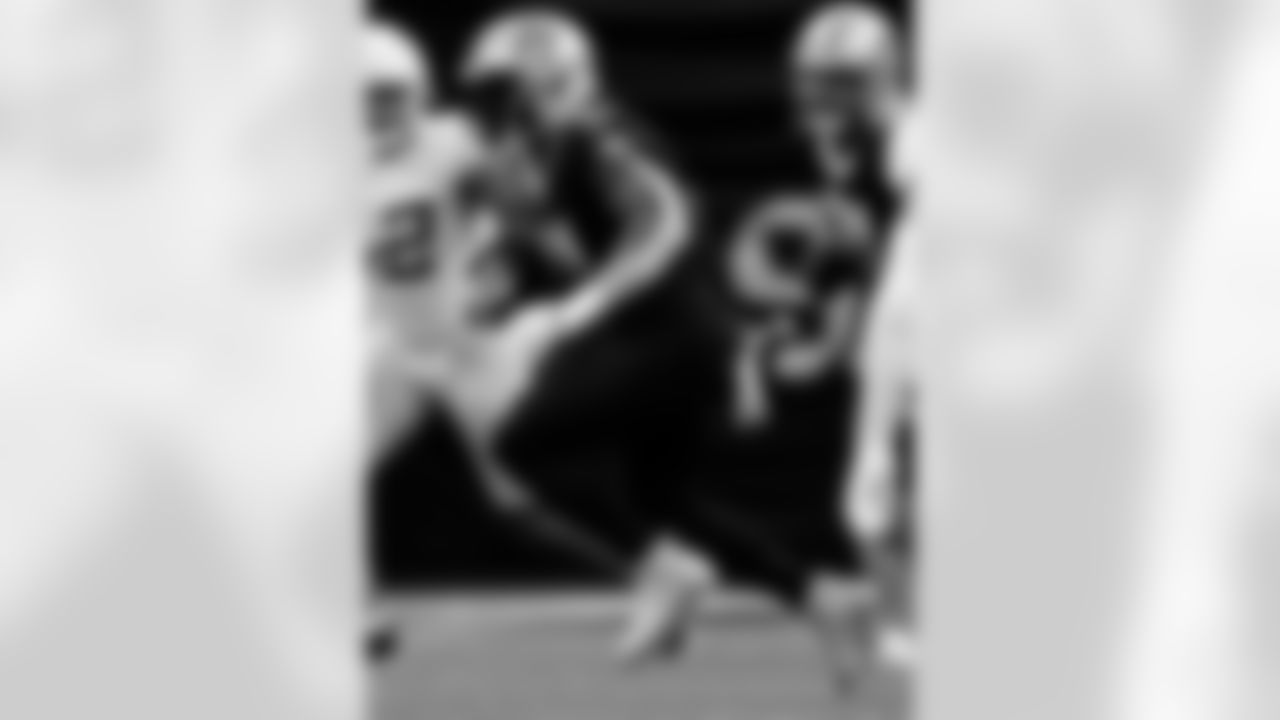 Game action photos from the New Orleans Saints vs. Los Angeles Chargers matchup in Week 5 of the 2020 NFL season.