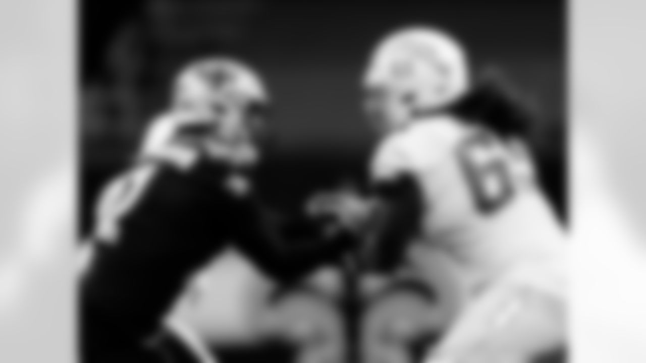 Game action photos from the New Orleans Saints vs. Los Angeles Chargers matchup in Week 5 of the 2020 NFL season.