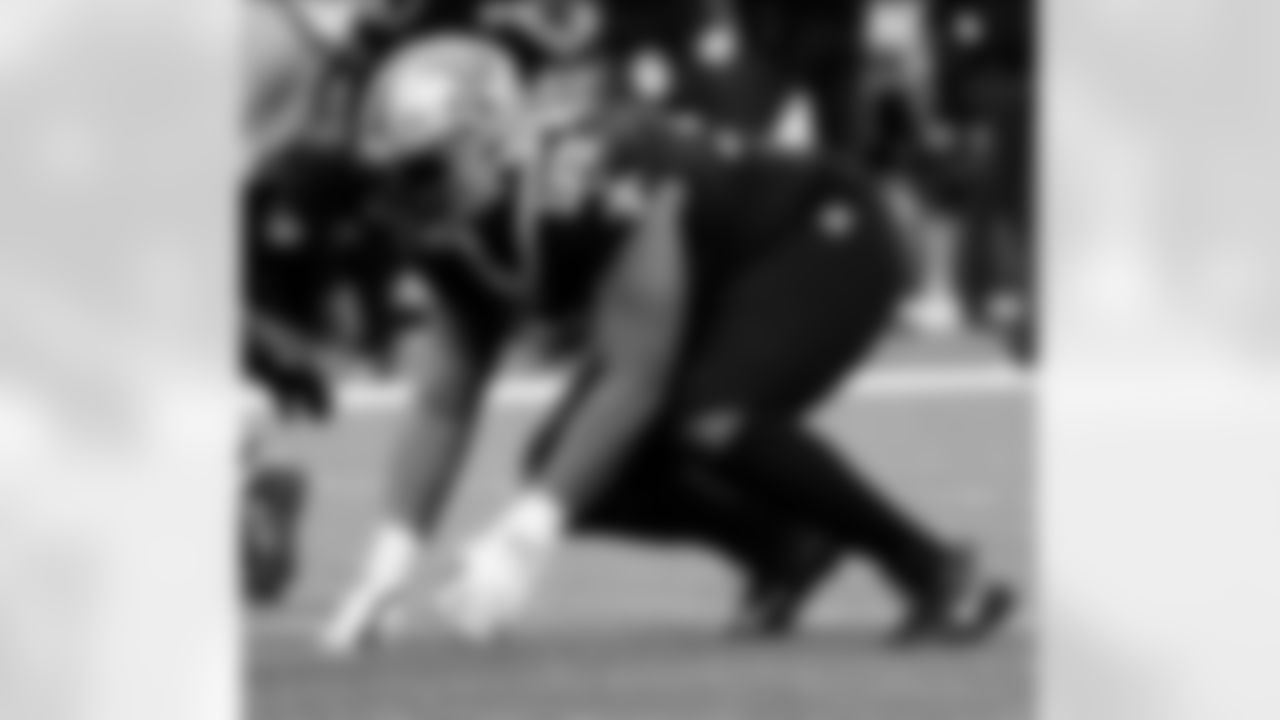 Game action photos from the New Orleans Saints vs. Atlanta Falcons matchup in Week 11 of the 2020 NFL season.