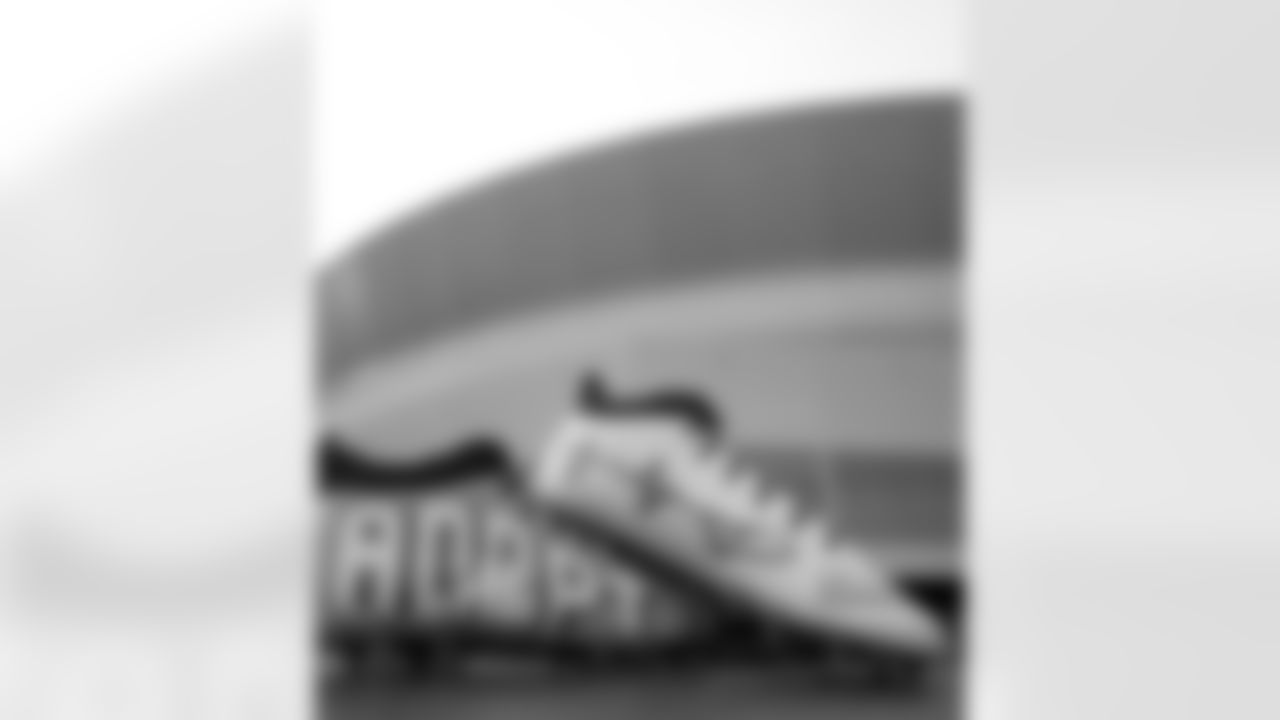 Kaden Elliss: The Tim Tebow Foundation - Adoption and Human Trafficking
Cleats designed by Sandi Demeo