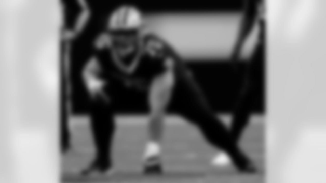 Game action photos from the New Orleans Saints vs. Atlanta Falcons matchup in Week 11 of the 2020 NFL season.