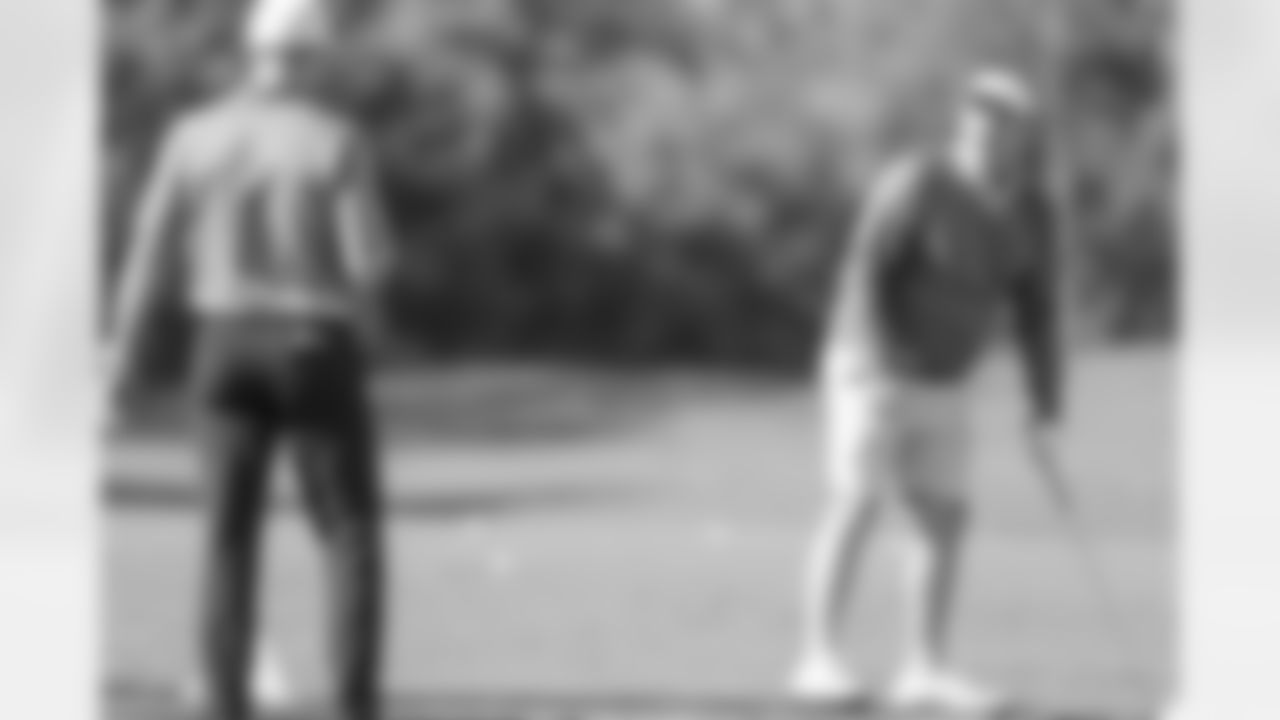 New Orleans Saints head coach Sean Payton and Saints legend Drew Brees played along side PGA Tour pros Jon Rahm and Ryan Palmer at the Zurich Classic of New Orleans pro-am on Wednesday April 21, 2021.