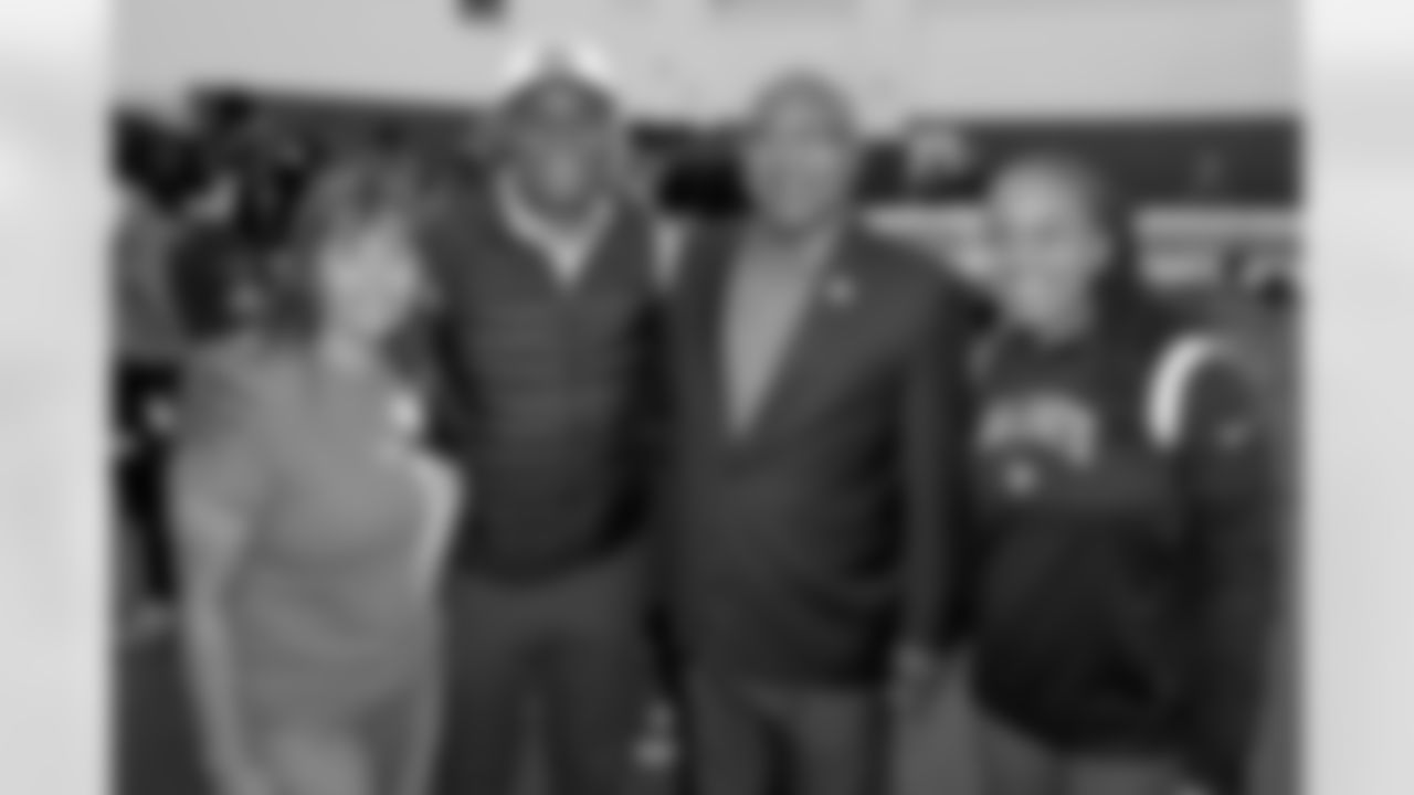 New Orleans Saints players hosted their annual Thanksgiving turkey giveaway at Dryades YMCA on on Tuesday, Nov. 22, 2022. The team provided turkeys and fixings purchased from Rouses to hundreds in need and gave families the opportunity to meet some of their favorite players during the annual holiday event.