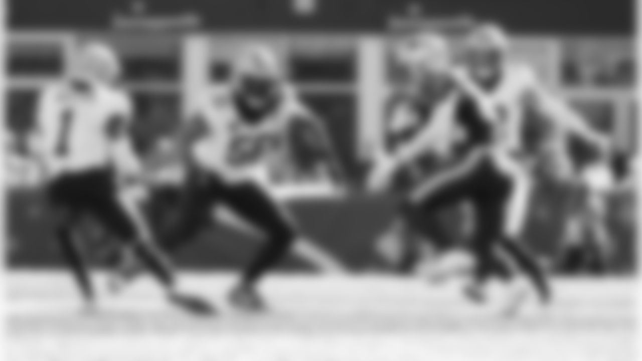 Check out the game action shots from the New Orleans Saints game against the New England Patriots in Week 5 of the 2023 NFL season.