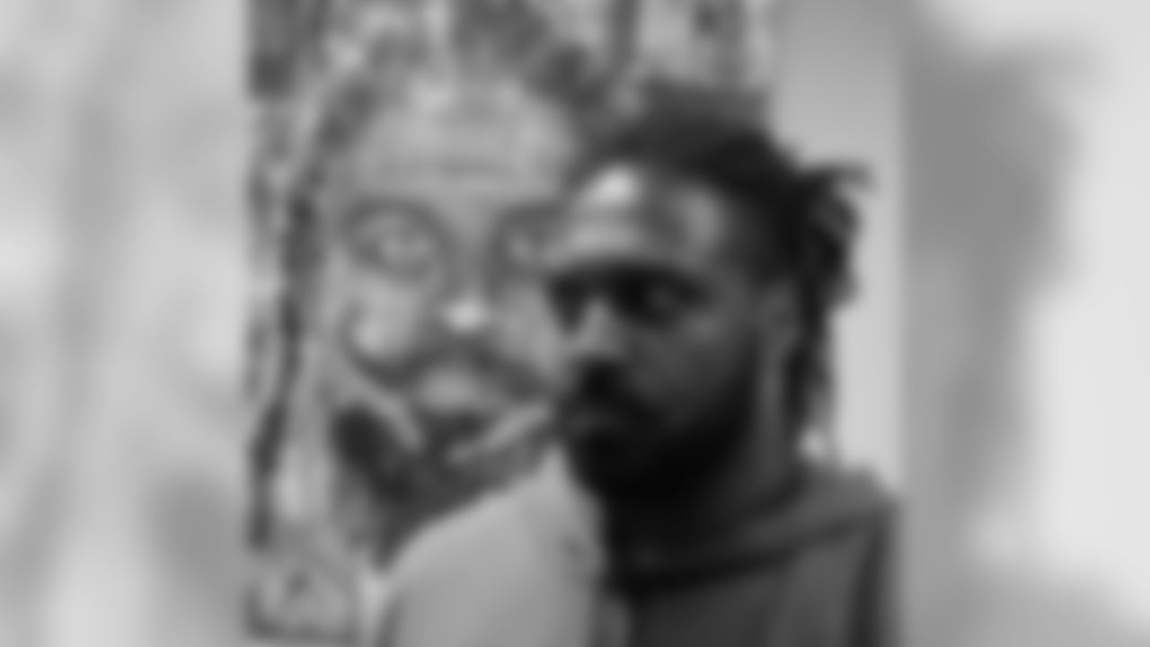 Cam Jordan: Sorta jealous of his... my depicted stache! It's more perfectly curled than mine own