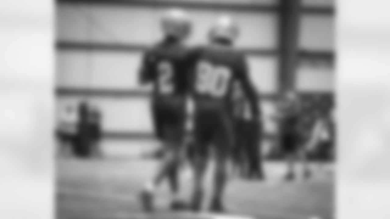 New Orleans Saints wide receiver Jarvis Landry puts an arm around quarterback Jameis Winston on Day 3 of 2022 Minicamp at the Ochsner Sports Performance Center on Thursday, June 16, 2022.