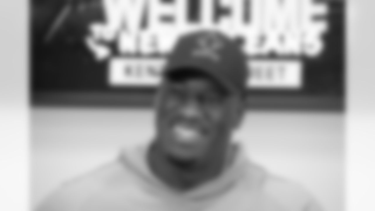 The newest Saints free-agent roster additions Marcus Maye and Kentavius Street arrive in New Orleans to sign their contracts at the Ochsner Sports Performance Center on March 18, 2022.