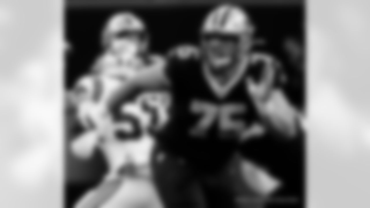 Game action photos from the New Orleans Saints vs. Carolina Panthers matchup in Week 7 of the 2020 NFL season.