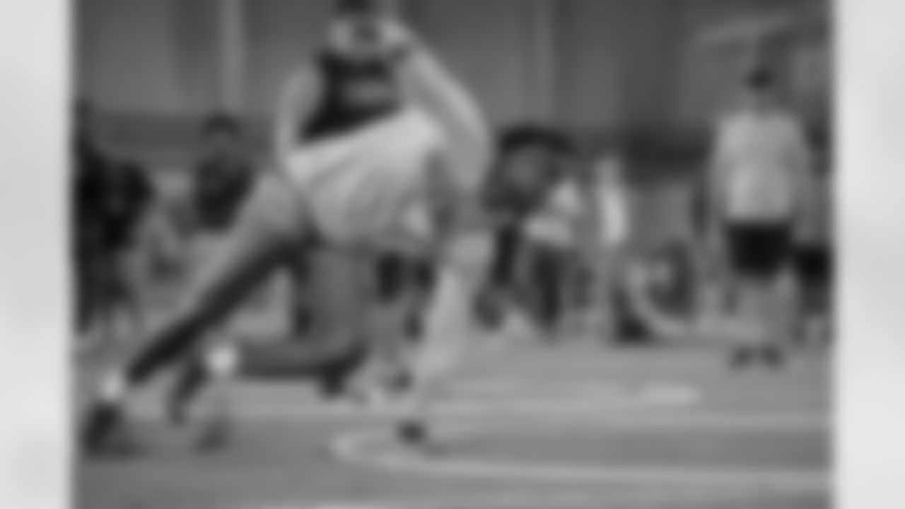Several New Orleans Saints coaches and staff attended Louisiana State University's Pro Day in Baton Rouge on Wednesday, April 6 ahead of the 2022 NFL Draft.