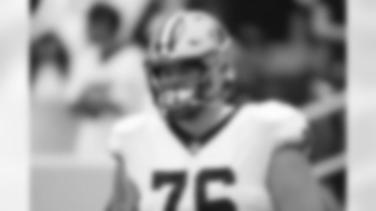 Check out photos of the New Orleans Saints offensive tackles in action during the 2021 NFL season.