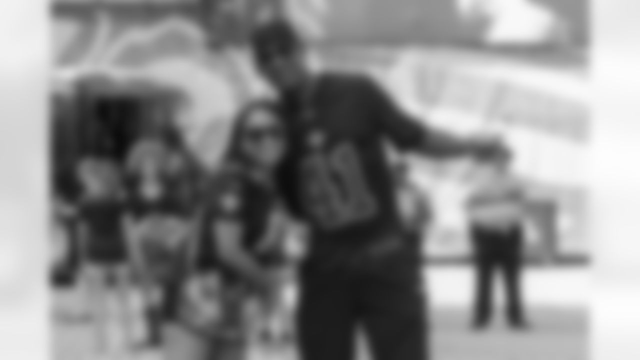 Fans get ready for the Preseason Week 1 battle with a pregame party at Champions Square featuring the ringing of the bell by former Saints offensive lineman Daryl Terrell.