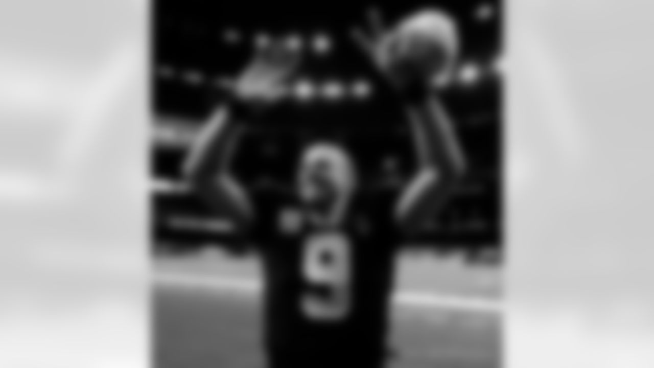 Postgame photos from the New Orleans Saints 30-27 overtime win against the Los Angeles Chargers in Week 5 of the 2020 NFL season.
