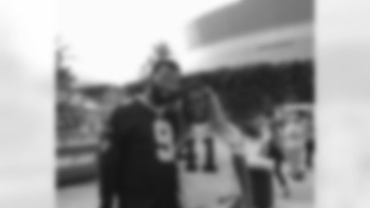 Saints fans get ready at Champions Square as the New Orleans Saints take on the Dallas Cowboys in Week 13 on December 2, 2021 at the Caesars Superdome.