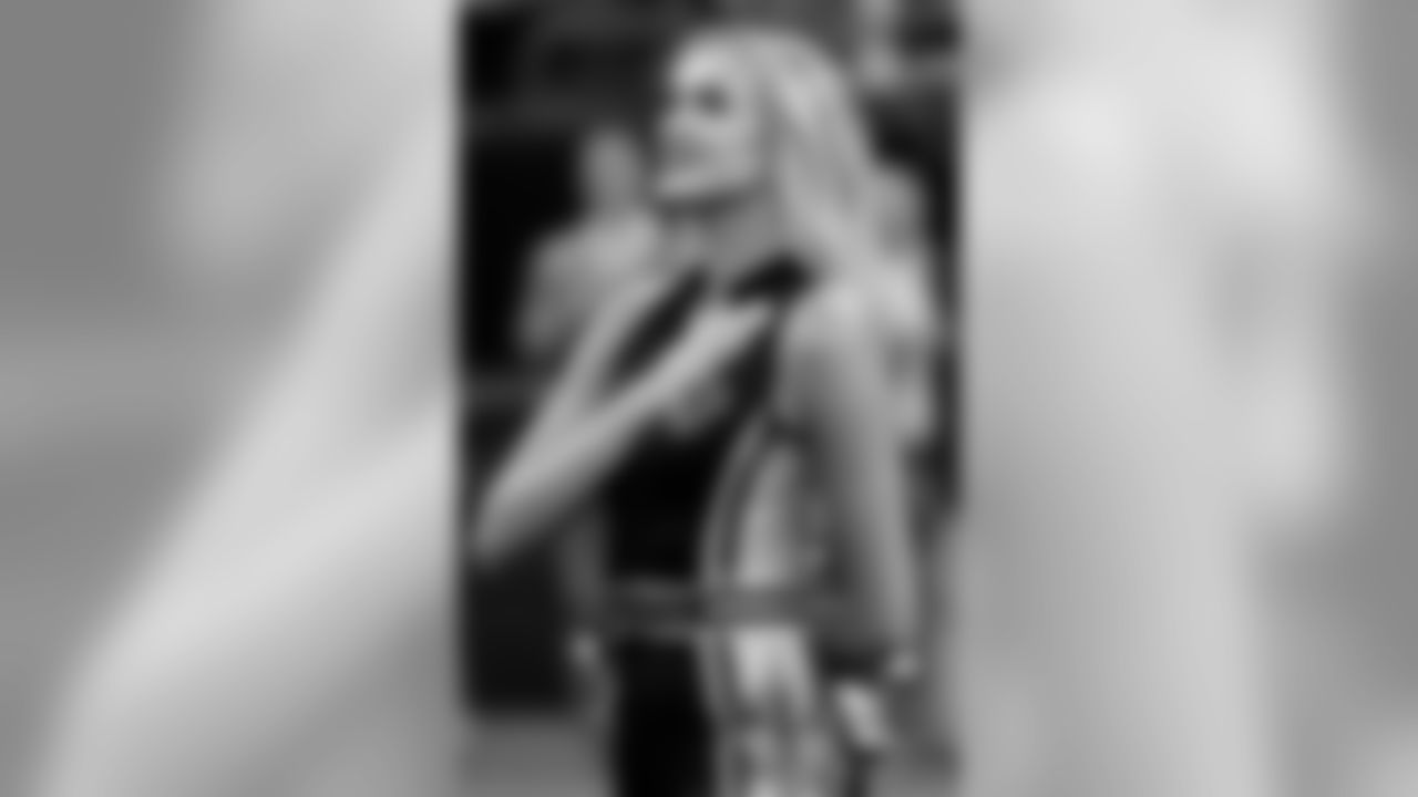 Check out photos of Saintsations member Hayden in action during 2019 Saints NFL season.