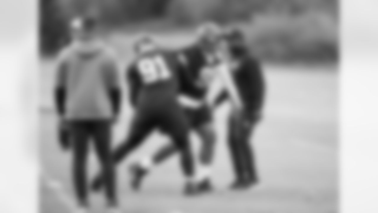 New Orleans Saints held practice in London on Thursday, Sept. 29 ahead of their Sunday game against the Minnesota Vikings in Week 4 of the 2022 NFL season.