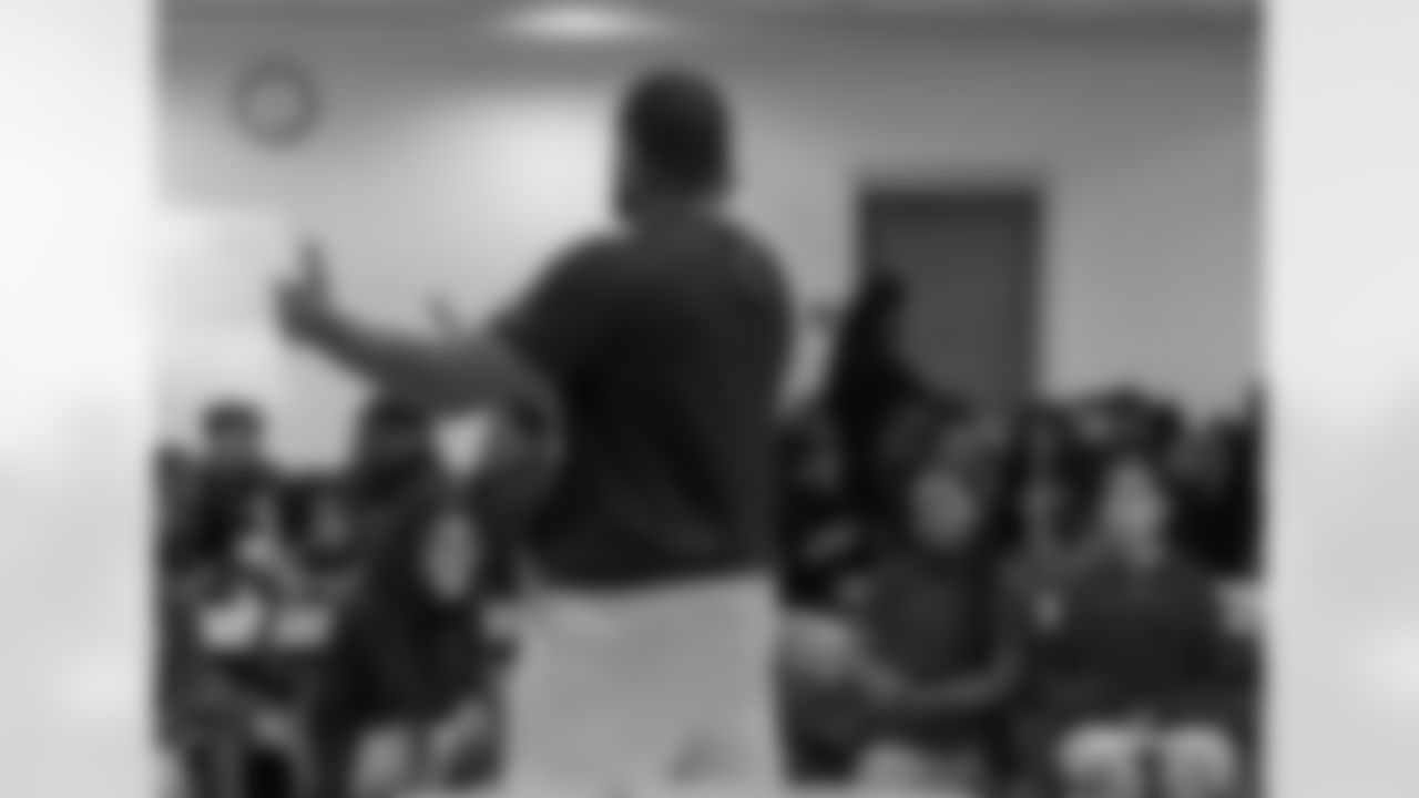 New Orleans Saints defensive end Cameron Jordan visited Martin Luther King Elementary School on Monday, Oct. 23. He spoke to the students about social media, the people you surround yourself with, and leadership.