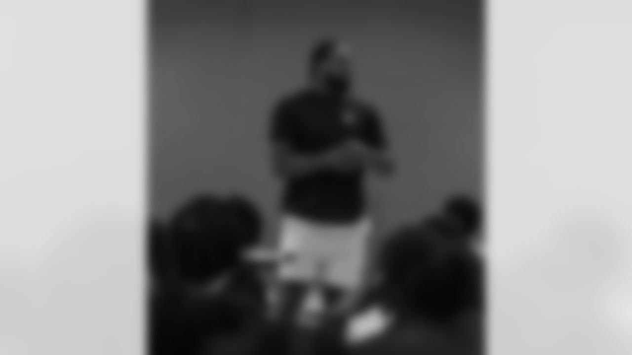 New Orleans Saints defensive end Cameron Jordan visited Martin Luther King Elementary School on Monday, Oct. 23. He spoke to the students about social media, the people you surround yourself with, and leadership.