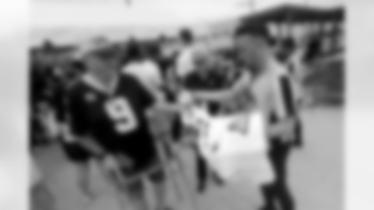 New Orleans Saints fans attended the team's annual Draft Crawfish Cookout at the Ochsner Sports Performance Center on Saturday, April 29 on Day 3 of the 2023 NFL Draft.