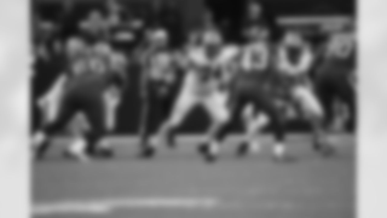 Check out photos of the New Orleans Saints offensive tackles in action during the 2021 NFL season.
