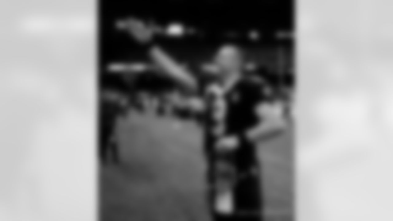 Postgame photos from the New Orleans Saints 30-27 overtime win against the Los Angeles Chargers in Week 5 of the 2020 NFL season.