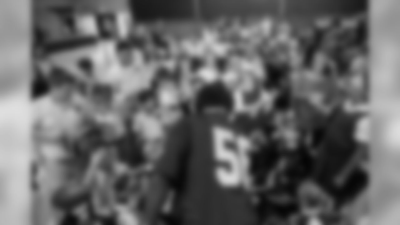 To show appreciation for their continued support, Demario Davis surprised the staff and students of St. Louis King of France School with headbands, pizza and drinks courtesy of Coca Cola on Monday.