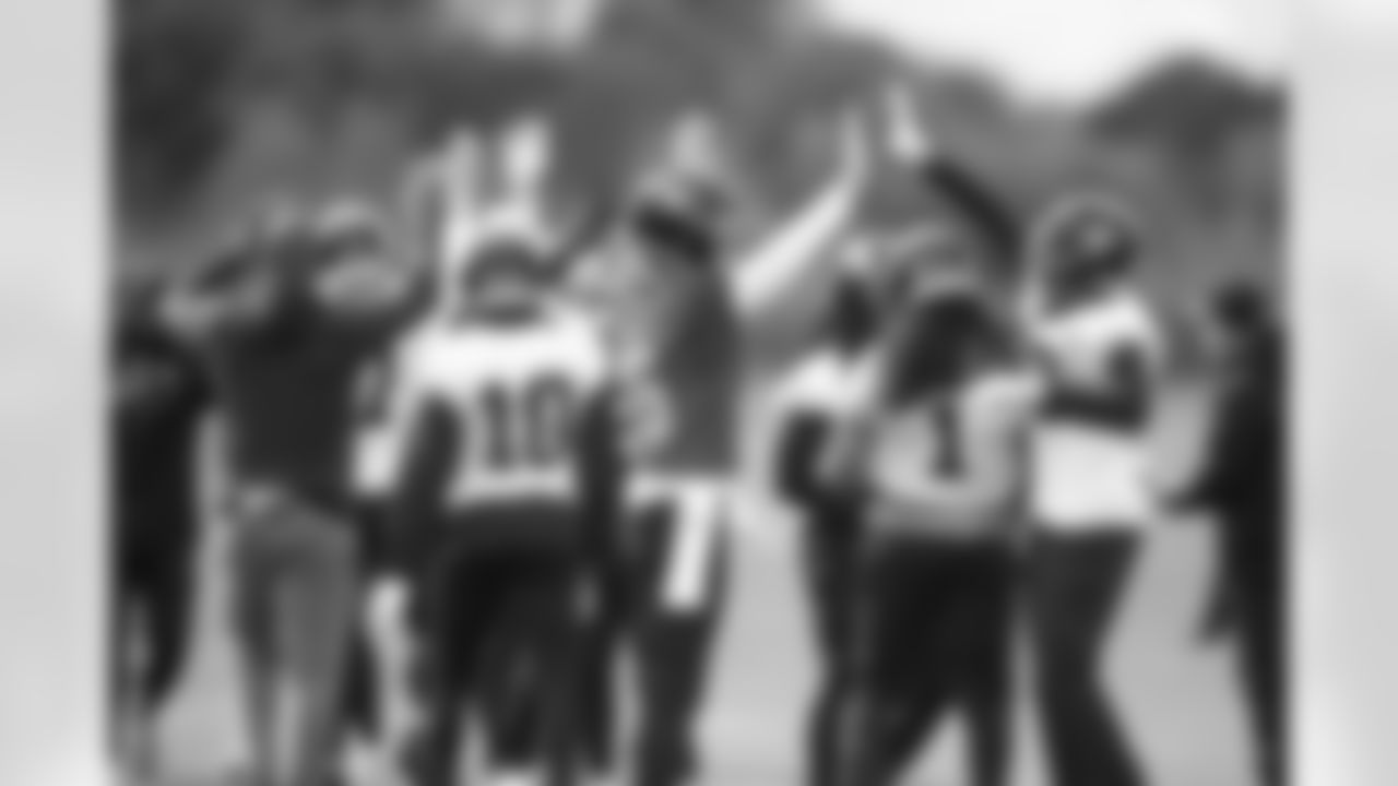 New Orleans Saints held practice in London on Thursday, Sept. 29 ahead of their Sunday game against the Minnesota Vikings in Week 4 of the 2022 NFL season.