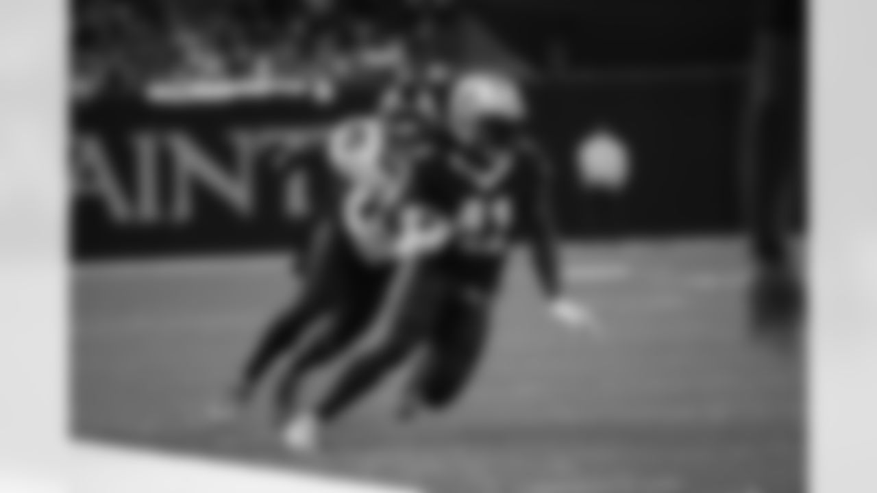 Check out photos of New Orleans Saints running back Alvin Kamara in action during the 2021 NFL season.