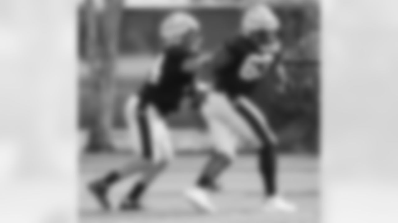 New Orleans Saints offensive linemen James Hurst and Jerald Hawkins took the field for practice during 2022 Training Camp presented by Rouses Markets on Monday, August 1.