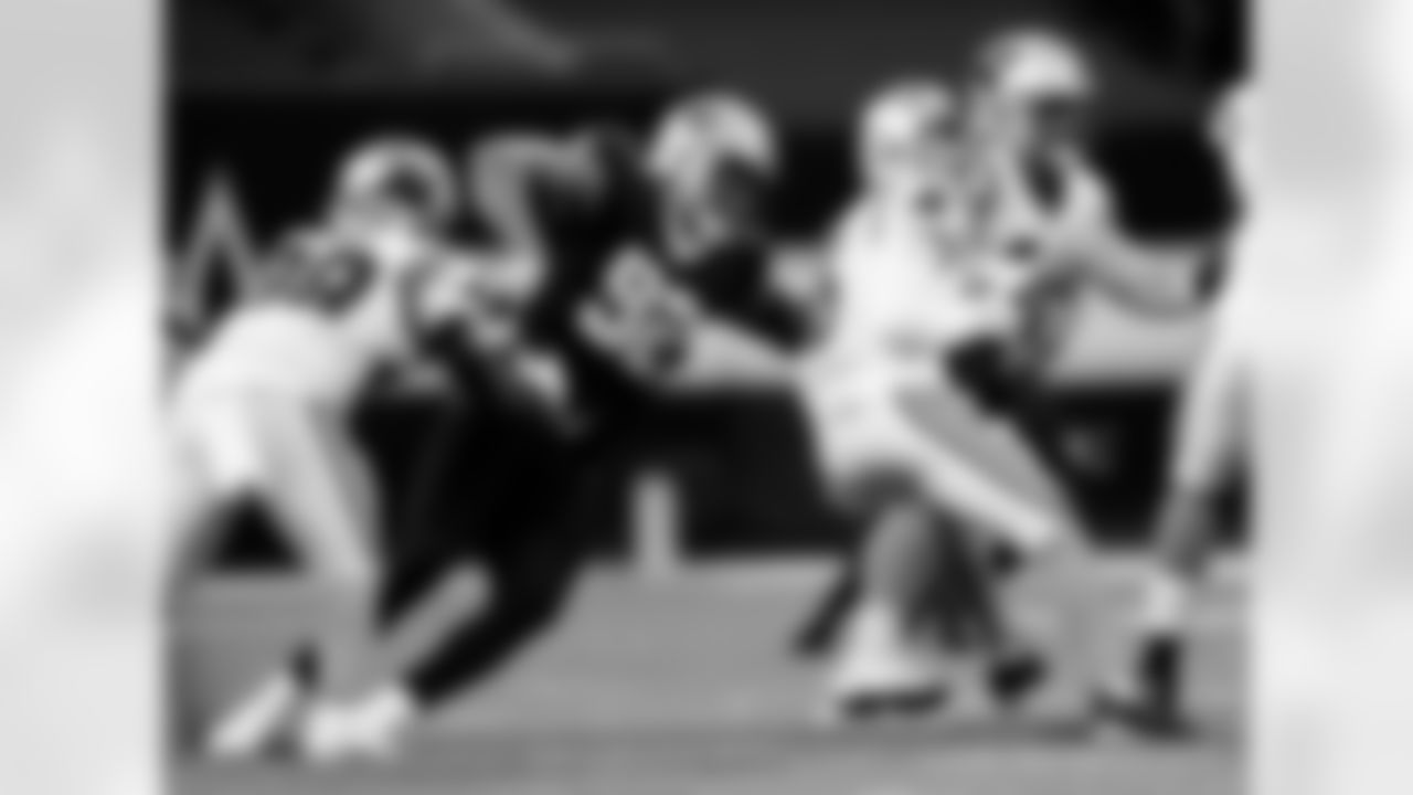 Game action photos from the New Orleans Saints vs. Carolina Panthers matchup in Week 7 of the 2020 NFL season.