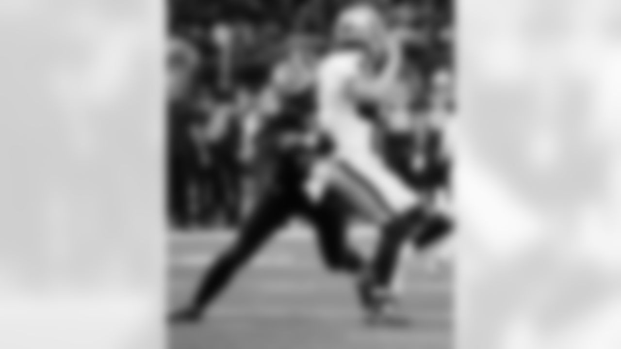 New Orleans Saints defensive end Cameron Jordan in action during their 2022 Week 8 game against the Las Vegas Raiders.