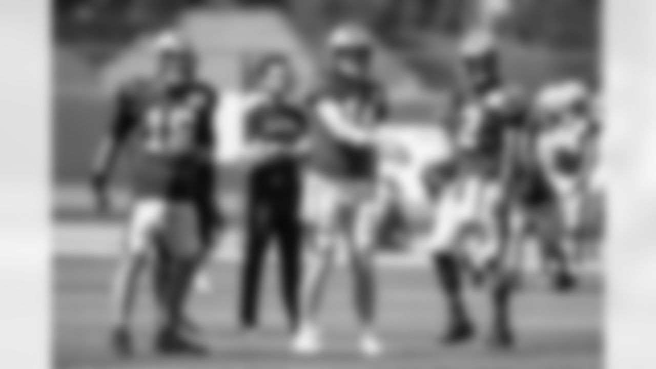 New Orleans Saints quarterbacks Ian Book, Andy Dalton, and Jameis Winston took the field for practice during 2022 Saints Training Camp presented by Rouses Markets on Wednesday, August 17 against the Green Bay Packers at Ray Nitschke Field in Ashwaubenon, Wisconsin ahead of their game in week 2 of the 2022 NFL Preseason.