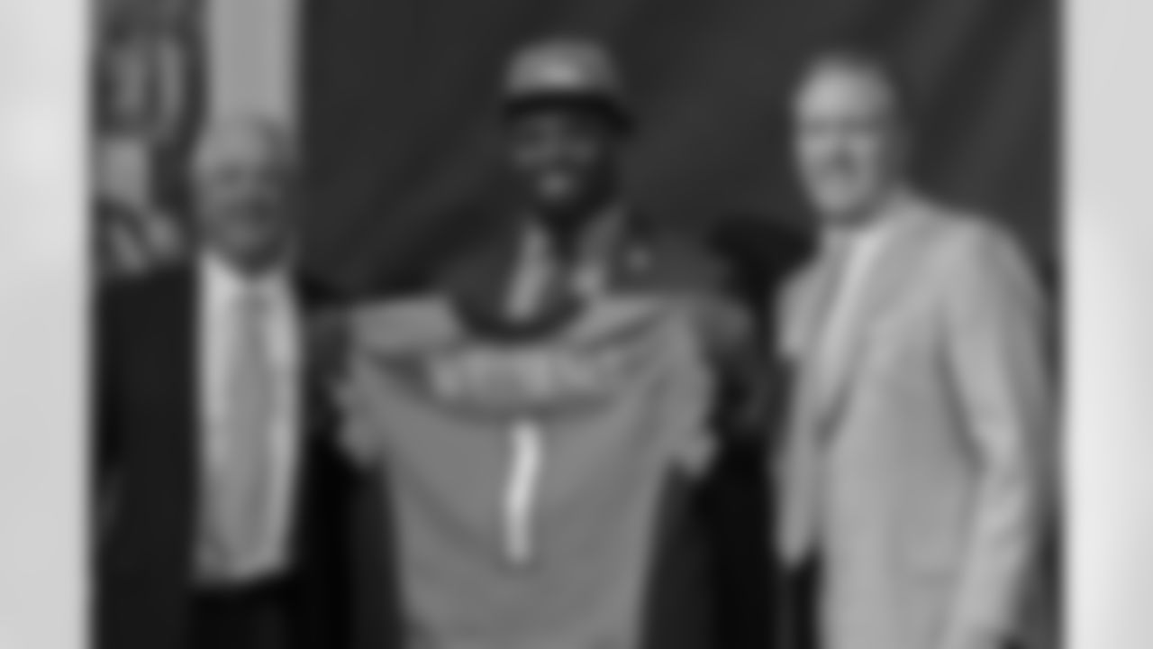 North Carolina defensive tackle Sylvester Williams was selected with the 28th pick in the 2013 NFL Draft by the Denver Broncos.