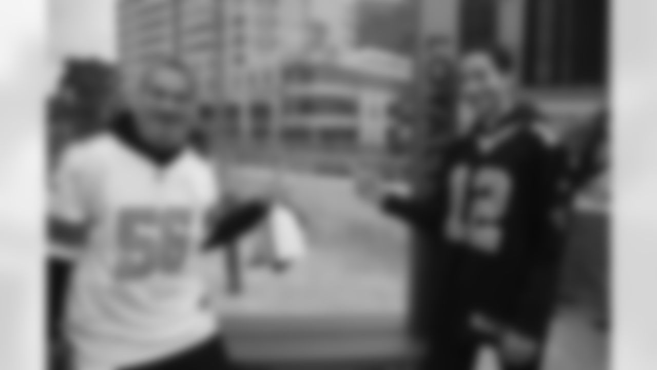 The New Orleans Saints honored our latest group of season ticket holders to reach their 50 years of support by adding their names to our fan monuments outside of the Caesars Superdome on January 2, 2022.