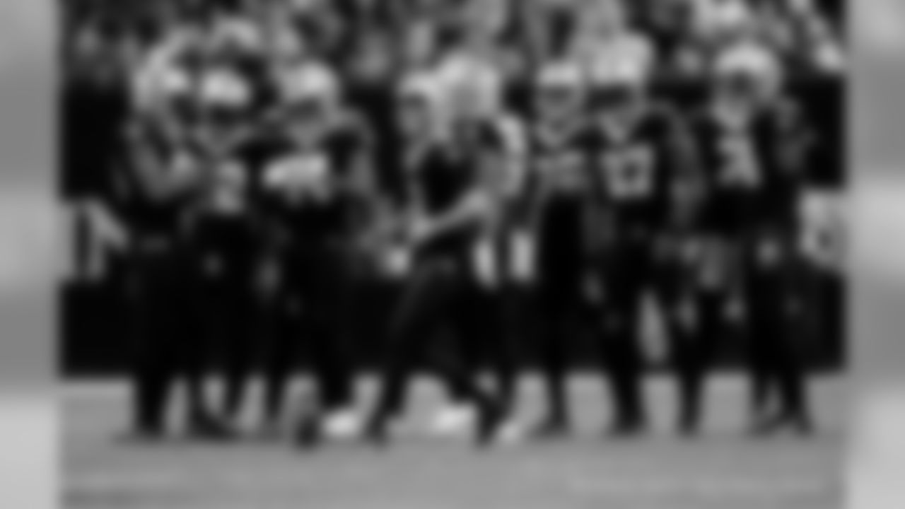Check out photos of the on-field action between the New Orleans Saints and Atlanta Falcons in Week 10 of the 2019 NFL season.