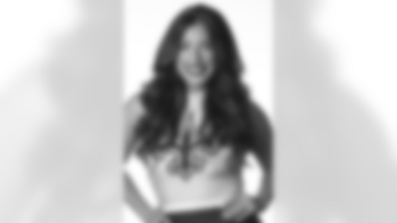 Meet the 53 members of the Saints Cheer Krewe for the upcoming New Orleans Saints 2022 NFL season. || Alexis S. from Chalmette, LA
