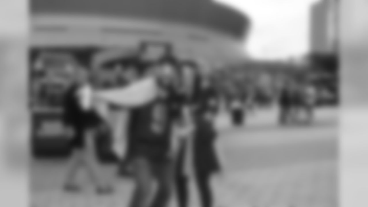 New Orleans Saints fans get ready for Monday Night Football in Week 15 against the Indianapolis Colts during our pregame party at Champions Square presented by Ticketmaster.