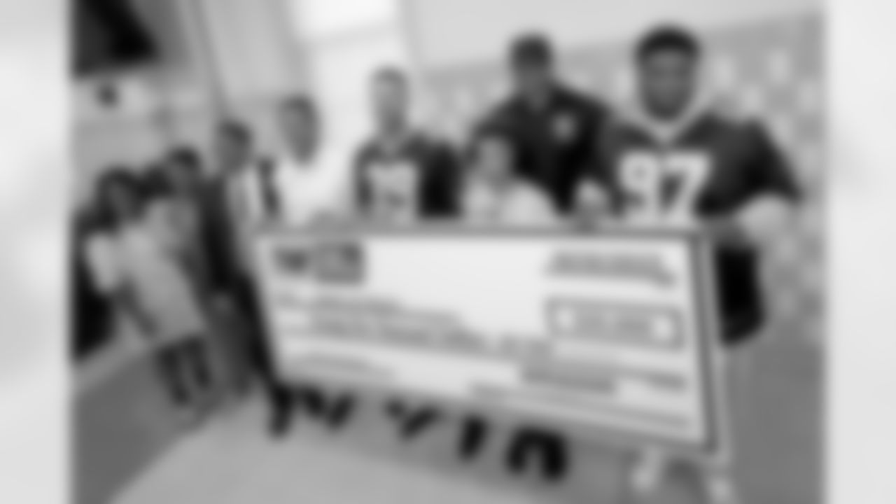 New Orleans Saints punter Lou Hedley and defensive lineman Malcolm Roach teamed up with amazon to hold a musical session at Roots of Music on Tuesday, October 10, 2023.