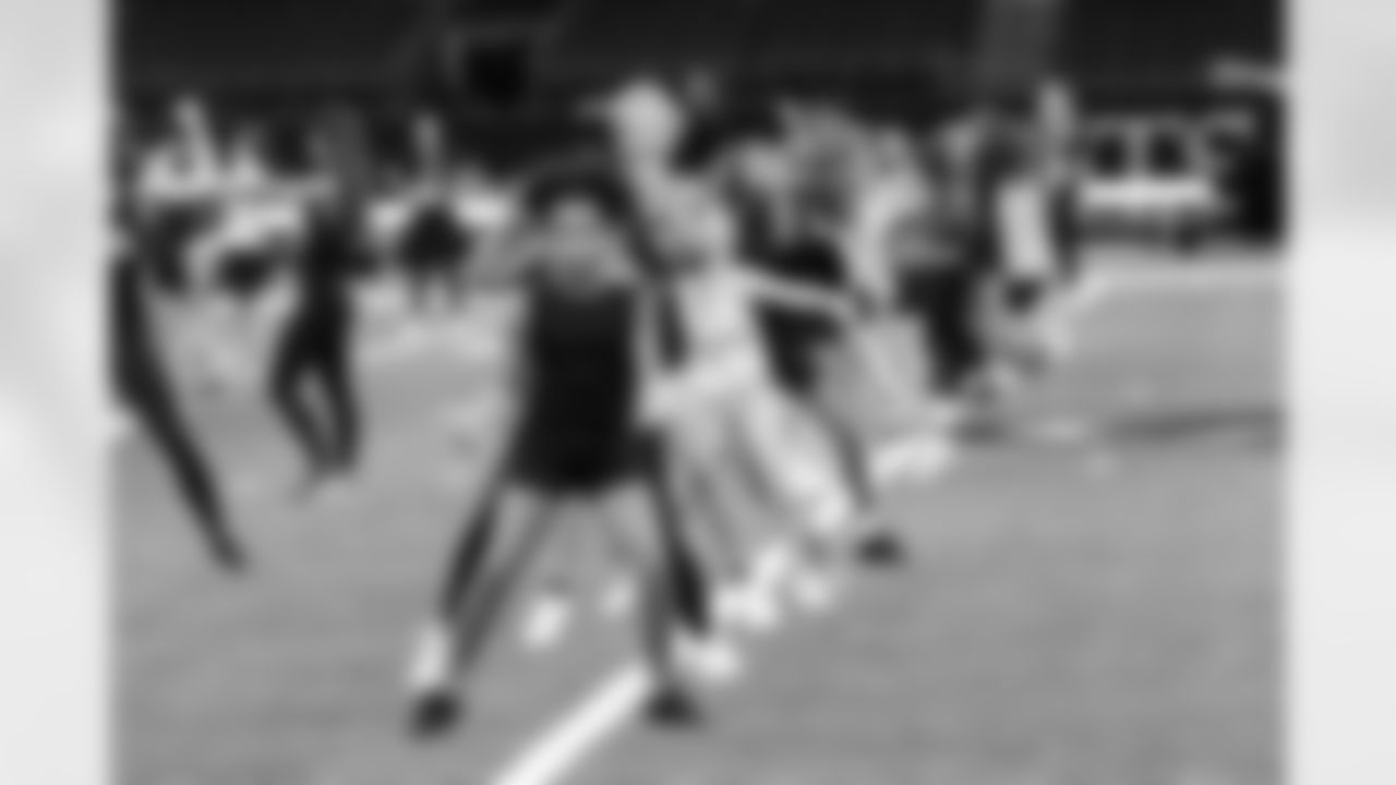 Our 2022 Saints Jr. Cheer Krewe participated in Day 2 of practice at the Caesars Superdome in preparation for their preseason halftime performance on August 26.