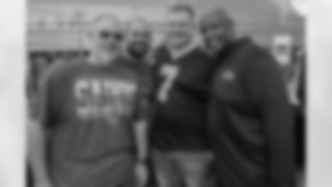 Fans get ready at Champions Square as the New Orleans Saints host the Cincinnati Bengals in Week 6 of the 2022 NFL season on October 16 at the Caesars Superdome.