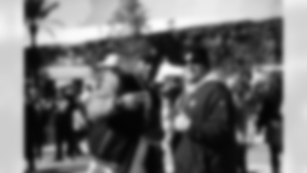Fans get ready at Champions Square as the New Orleans Saints host the Atlanta Falcons in Week 15 of the 2022 NFL season on December 18 at the Caesars Superdome.