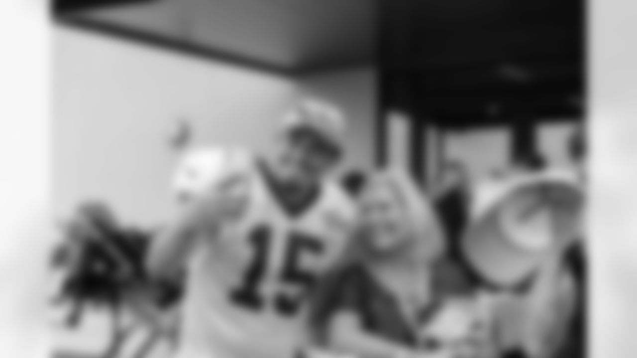 New Orleans Saints kicker John Parker Romo greets fans at 2022 Saints Training Camp presented by Rouses Markets on Thursday, August 11 at the Ochsner Sports Performance Center.