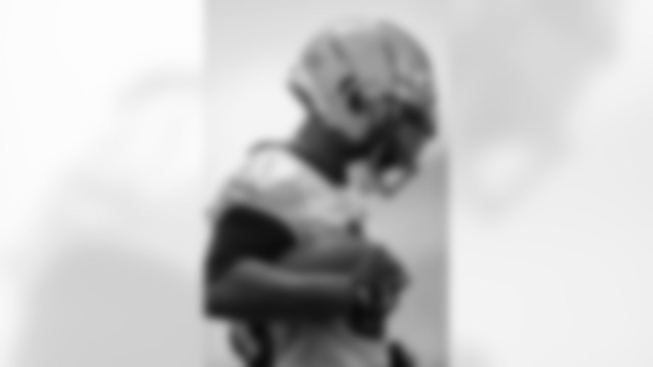 New Orleans Saints wide receiver Jarvis Landry carries a ball during the team's 2022 OTA practices on June 9, 2022 at the Ochsner Sports Performance Center.