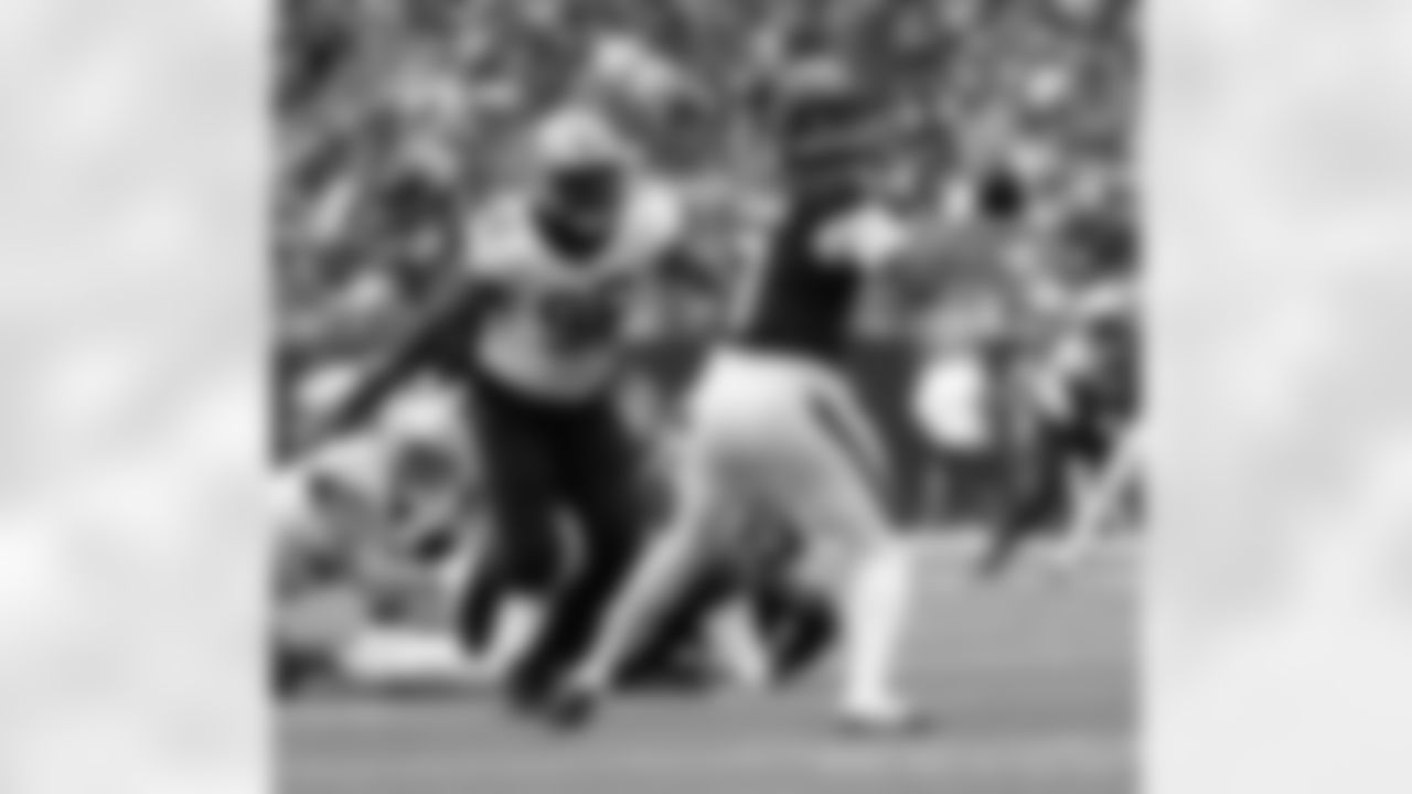 Check out the game action shots from the New Orleans Saints game against the Houston Texans in Week 6 of the 2023 NFL season including defensive end Carl Granderson (94).