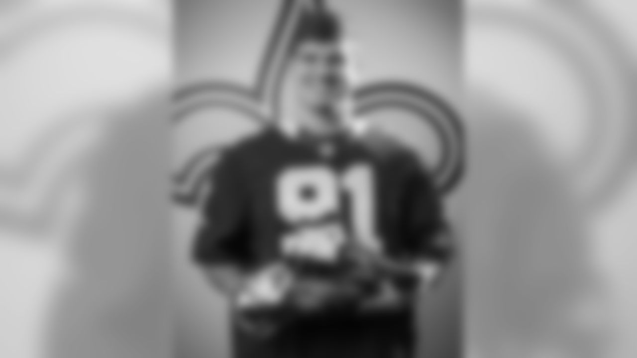 New Orleans Saints defensive end Trey Hendrickson supports Autism Awareness during 2018 My Cause My Cleats.