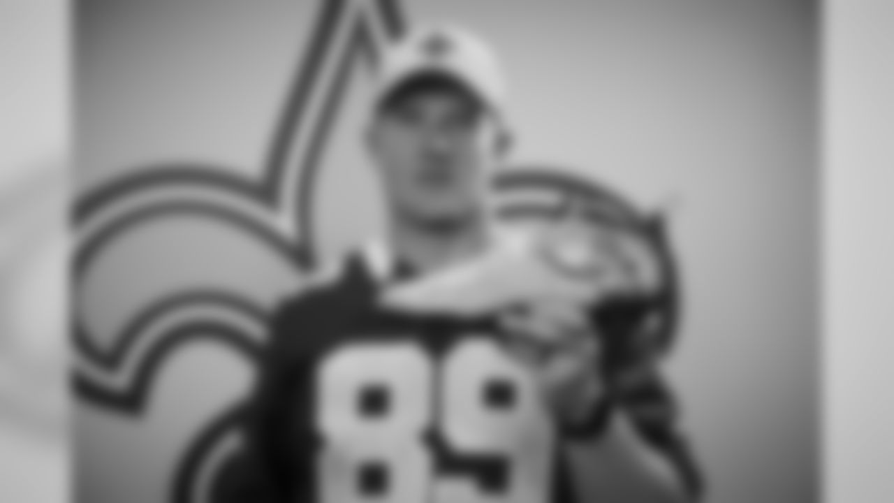 New Orleans Saints tight end Josh Hill supports Team Gleason during 2018 My Cause My Cleats.