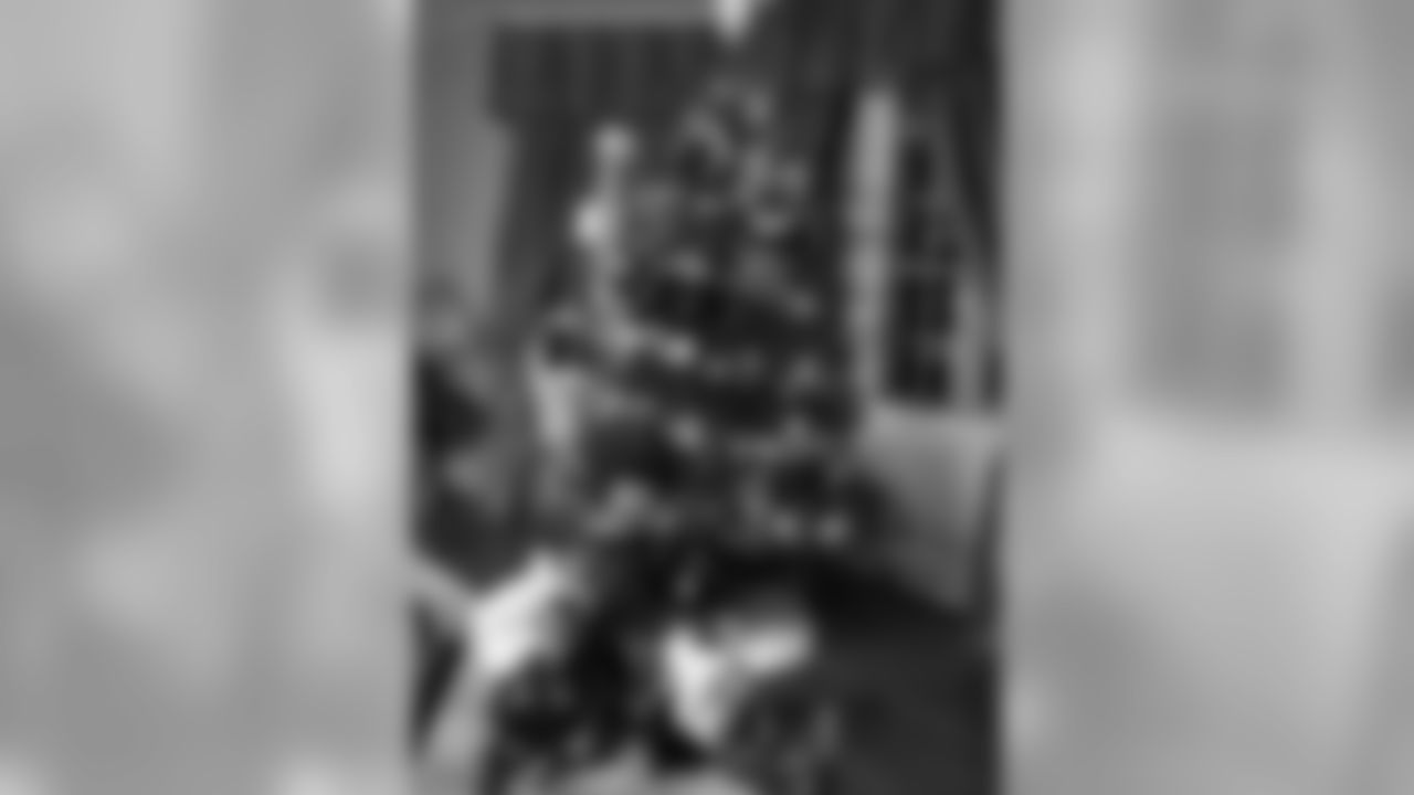 Drew Brees' Christmas tree