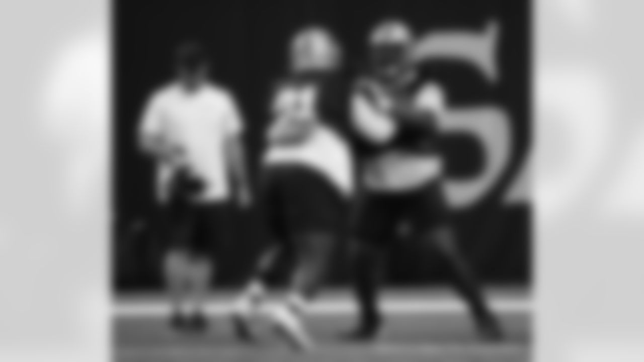 The New Orleans Saints take the field on August 20, 2021 for Saints Training Camp presented by SeatGeek at the Caesars Superdome.