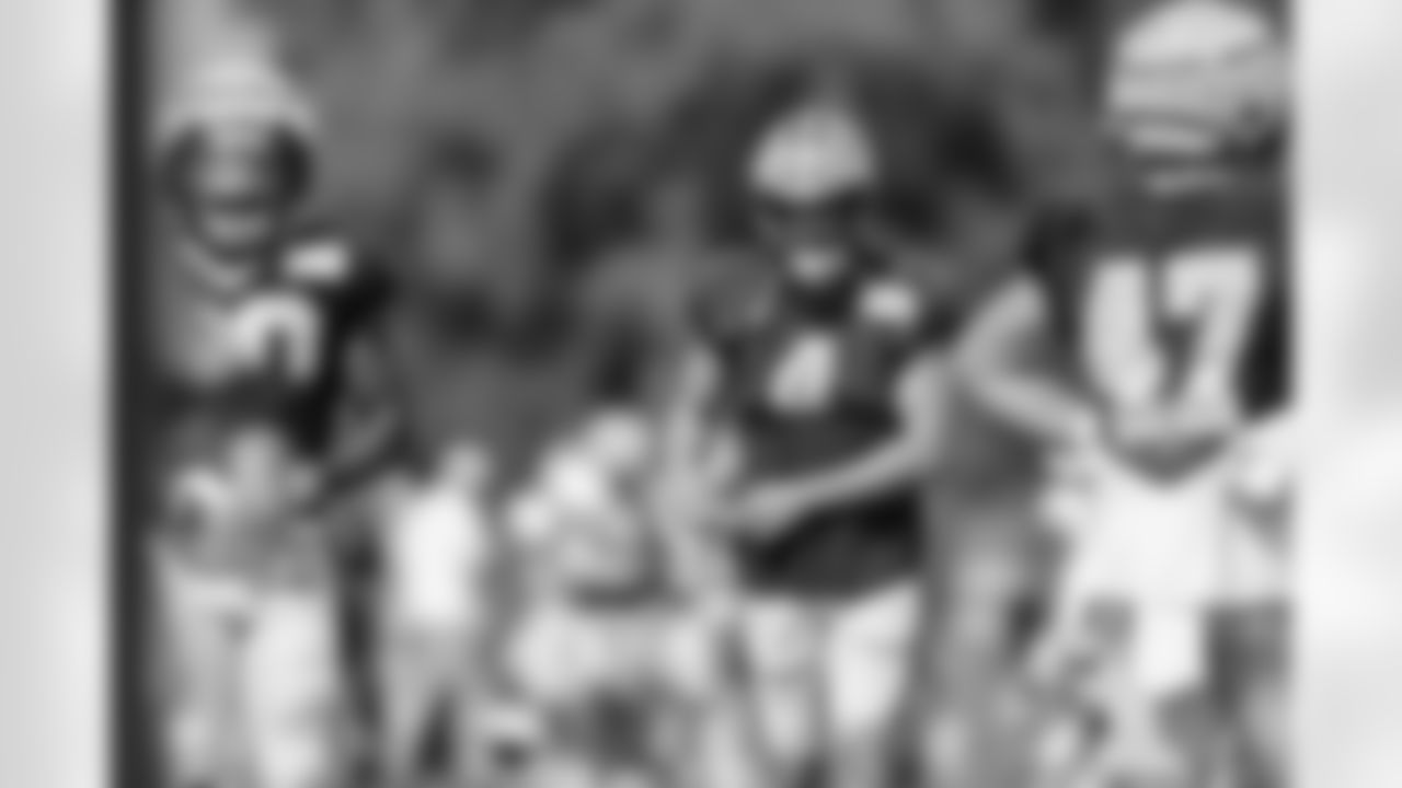 Full coverage of the New Orleans Saints workouts during 2023 Training Camp presented by Rouses Markets on Monday, July 31 with quarterback Derek Carr (4) in attendance.