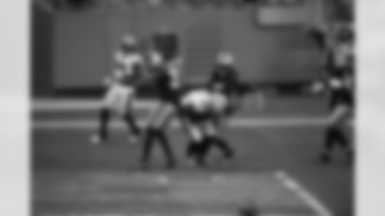 Game action photos from the New Orleans Saints at Carolina Panthers matchup on Jan. 3 in Week 17 of the 2020 NFL season.