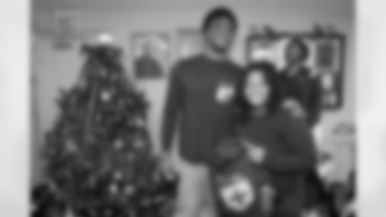 New Orleans Saints wide receiver Michael Thomas held a gift-giving event for dozens of kids from the Youth Group at the Holy Faith Temple Church in Treme on December 20, 2022.